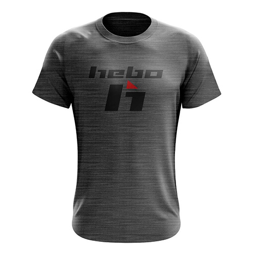 HEBO T-SHIRT CASUAL WEAR GREY XL HEBO